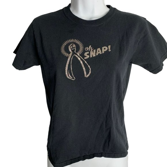 Gildan Shirts & Tops Retro Oh Snap Crewneck T Shirt S Youth Black